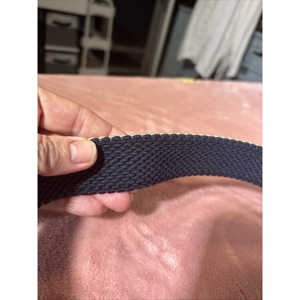 Tommy Bahama‎ Reversible Woven Belt Tan/Navy Size L/XL 48